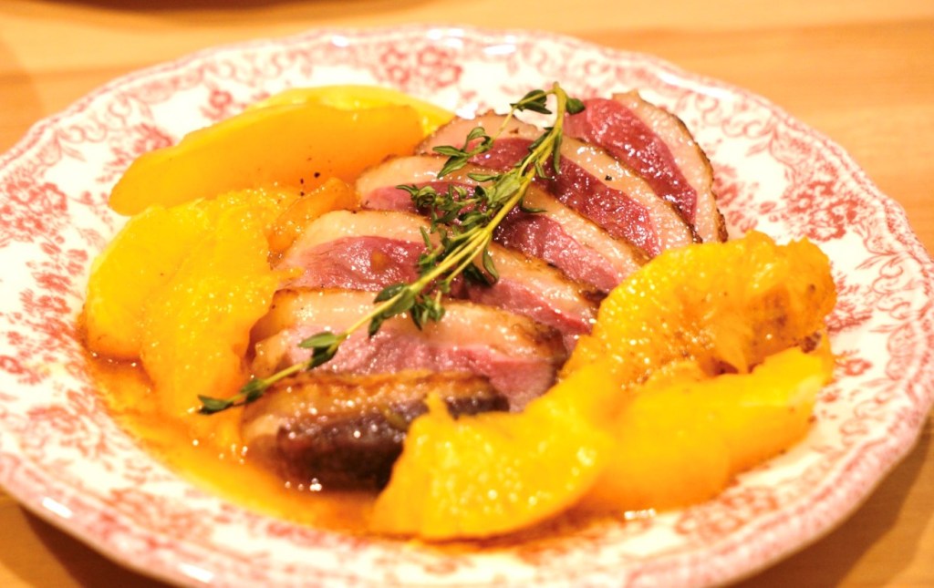 マグレ鴨のオレンジ風味